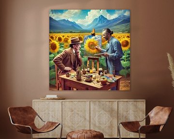 Dali en van Gogh van Digital Art Nederland