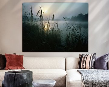 Morning mist on the lake