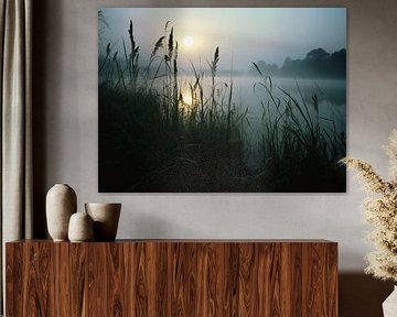 Morning mist on the lake