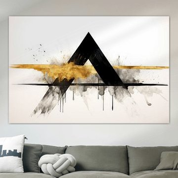 Abstracte kunst dynamische energie