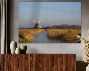 Dutch mill "Noordermolen" in Groningen