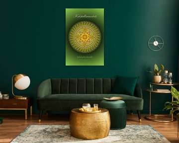 Kristallen mandala creatieve kracht engel Jophiel van SHANA-Lichtpionier