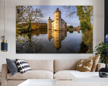 Kasteel Veynau, Eifel, Noordrijn-Westfalen, Duitsland van Alexander Ludwig