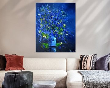 Blue still life by pol ledent