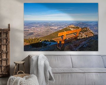 La vue sur la ville depuis l'Untersberg sur Christa Kramer