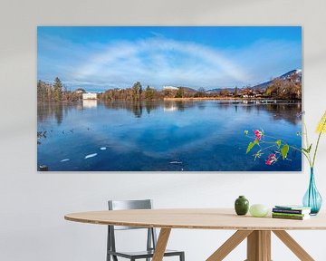 A halo over the Leopoldskroner Weiher pond by Christa Kramer