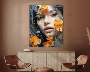 Orange Blossom Fantasy | woman by Eva Lee