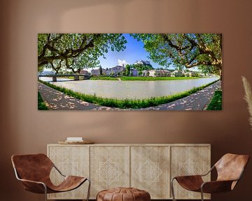 Spring panorama at Giselakai by Christa Kramer