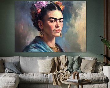 Frida Poster - Frida Impression d'art Peinture d'art sur Niklas Maximilian