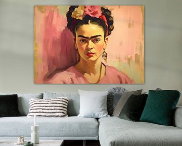 Frida Poster - Frida Kunstdruk Schilderij Kunst van Niklas Maximilian