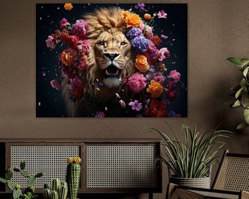 Royal Blossom | lion sur Eva Lee