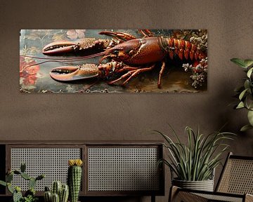 Red lobster panorama by Digitale Schilderijen