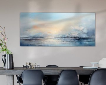 Seascape | Peinture Seascape sur De Mooiste Kunst