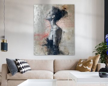 Modern and abstract, portrait of a woman. by Studio Allee