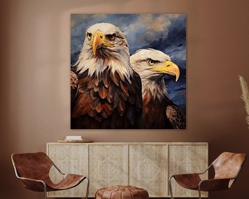 The 2 eagles by TheXclusive Art