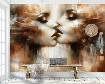 Küssende Mädchen von FoXo Art