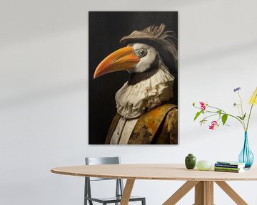 Portrait d'oiseau de la Renaissance sur haroulita