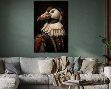 Renaissance Duck Porträt von haroulita