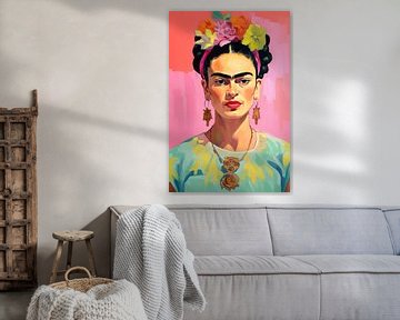 Frida Poster - Frida Portrait d'art mural sur Niklas Maximilian