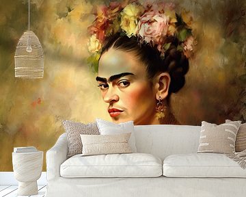 Frida Poster - Frida art print muurkunst portret