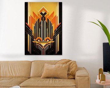 Art Deco Kunstdruck Poster Print Wall Art von Niklas Maximilian