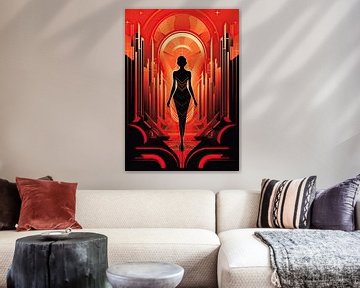 Art Deco Kunstdruck Poster Print Wall Art von Niklas Maximilian