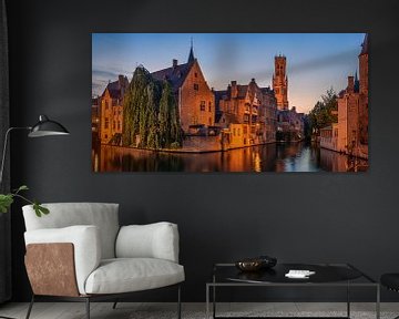 Le Roozenheodkaai au coucher du soleil sur FineArt Panorama Fotografie Hans Altenkirch