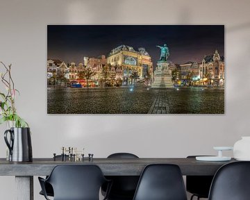 Am Vrijdamarkt in Gent Belgien von FineArt Panorama Fotografie Hans Altenkirch