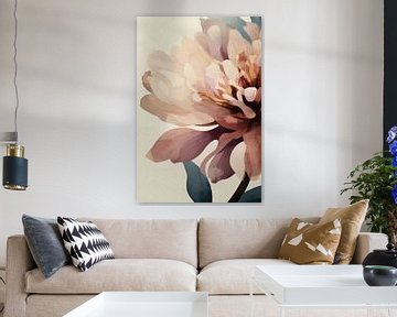 Modern dahlia 1 by Floral Abstractions