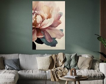 Modern dahlia 1 by Floral Abstractions