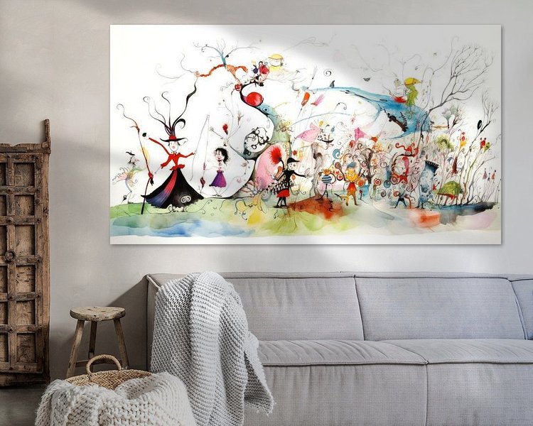 Example of the artwork in a room