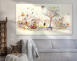Example of the artwork in a room