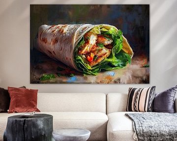 Culinaire Kunst | Eten Schilderij Wrap van ARTEO Schilderijen