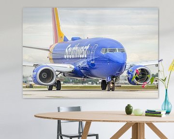 Taxiënde Southwest Airlines Boeing 737-700.