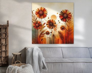 Stylised flowers by Digital Art Nederland