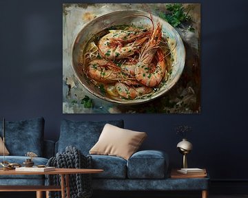 Shrimp by ARTEO Paintings