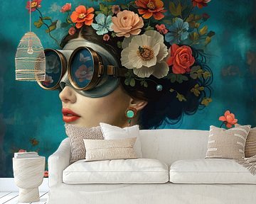 Flower diver by Mirjam Duizendstra