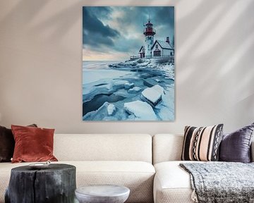 Phare en hiver