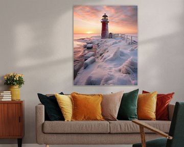 Phare en hiver
