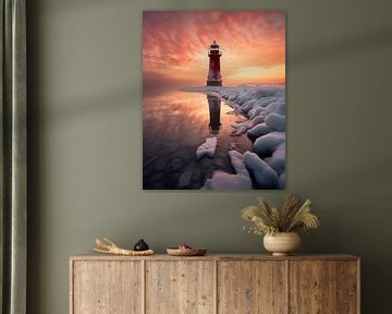 Phare en hiver
