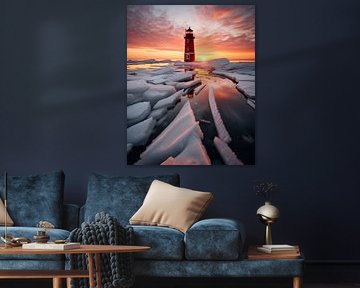 Phare en hiver