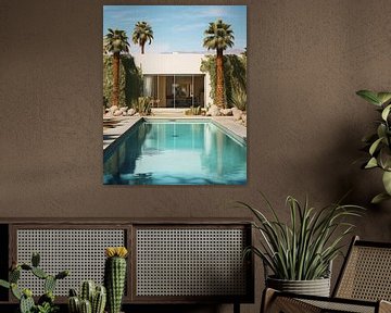 Architectuur in Palm Springs van fernlichtsicht