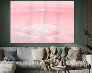 Drop pastel pink by Klaartje Majoor