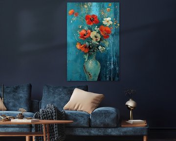Vibrant Poppies by Blikvanger Schilderijen