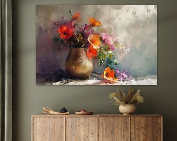 Rustikale florale Schönheit von Blikvanger Schilderijen