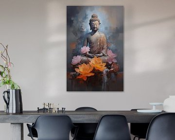 Buddha's Blooming Contemplation by Dave