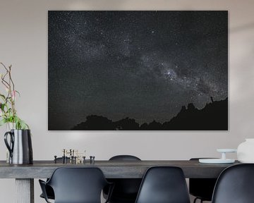 Le Mont Taranaki sous les étoiles : un spectacle cosmique sur Ken Tempelers