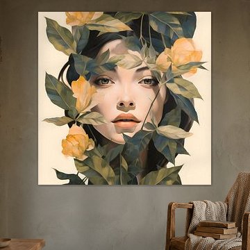 Derrière les feuilles par F Parrish