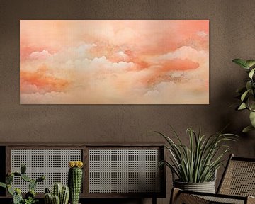 Wolken van Abstract Schilderij