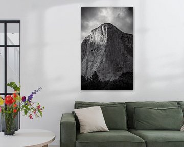 El Capitan von der Yosemite-Wiese aus von Atomic Photos